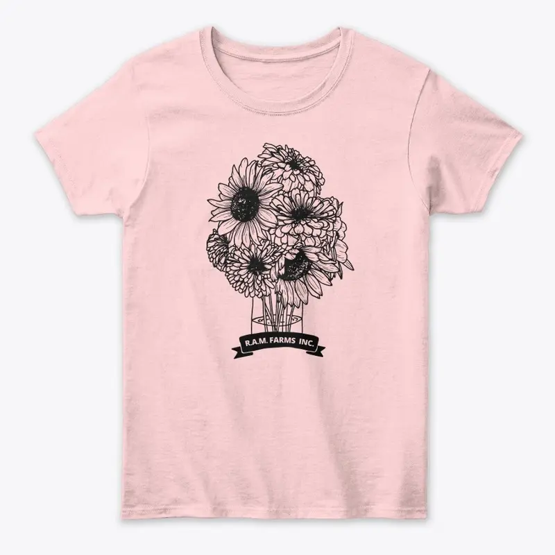 U-Pick Flower Women's T-Shirt - Pink